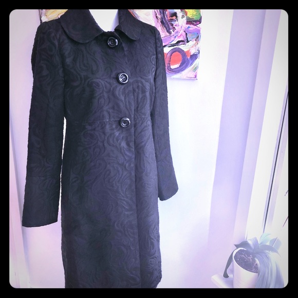 INC black trench coat - Picture 1 of 3
